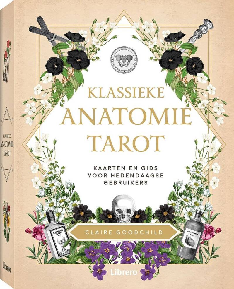 Klassieke anatomie tarot. Set kaarten en handboek
